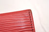 Auth Louis Vuitton Epi Porte 2 Cartes Vertical Card Pass Case M63207 Red 3848J