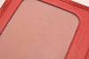 Auth Louis Vuitton Epi Porte 2 Cartes Vertical Card Pass Case M63207 Red 3848J