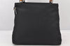 Authentic GUCCI Bamboo 2Way Shoulder Hand Bag Purse Nylon Leather Black 3848K