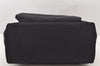 Authentic GUCCI Bamboo 2Way Shoulder Hand Bag Purse Nylon Leather Black 3848K