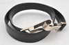 Authentic GUCCI Bamboo 2Way Shoulder Hand Bag Purse Nylon Leather Black 3848K
