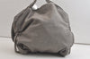 Authentic Stella McCartney Falabella Shoulder Hand Bag Leather Gray 3849K