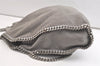 Authentic Stella McCartney Falabella Shoulder Hand Bag Leather Gray 3849K