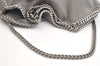 Authentic Stella McCartney Falabella Shoulder Hand Bag Leather Gray 3849K