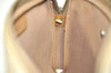 Authentic Christian Dior Honeycomb Shoulder Bag PVC Leather Beige CD Junk 3850I