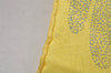 Authentic HERMES Carre 90 Scarf "FEUX D'ARTIFICE" Silk Yellow 3852I