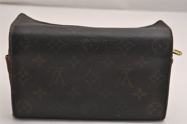 Auth Louis Vuitton Monogram Pochette Porte Monnaie Credit Wallet Junk 3852J