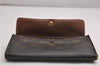 Auth Louis Vuitton Monogram Pochette Porte Monnaie Credit Wallet Junk 3852J