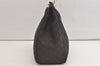 Authentic GUCCI Shoulder Hand Bag Purse GG Nylon Leather 257265 Brown  3852K