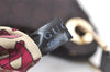 Authentic GUCCI Shoulder Hand Bag Purse GG Nylon Leather 257265 Brown  3852K