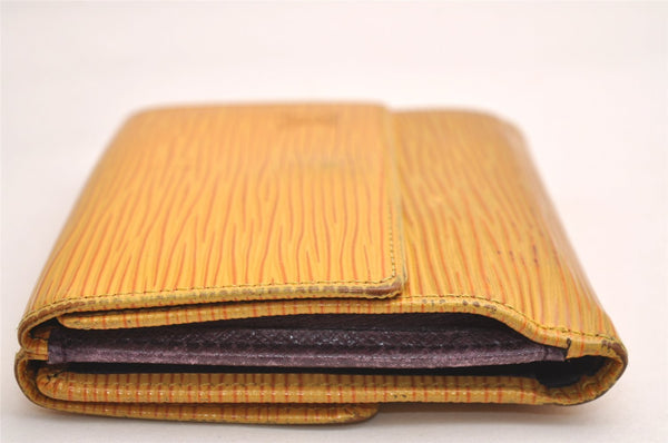 Louis Vuitton Epi Porte Monnaie Billets Cartes Credit Wallet M63489 Yellow 3854J