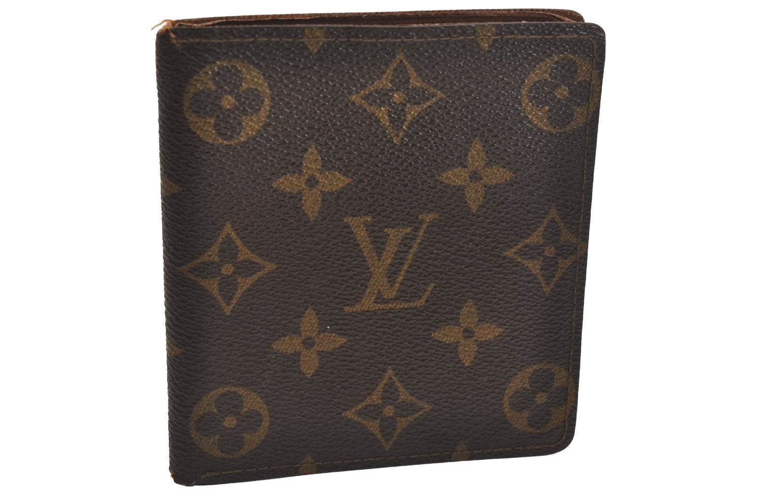 Auth Louis Vuitton Monogram Porte Billet 10 Cartes Credit Wallet M60883 LV 3855J