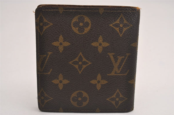 Auth Louis Vuitton Monogram Porte Billet 10 Cartes Credit Wallet M60883 LV 3855J