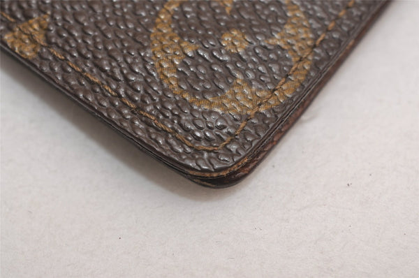 Auth Louis Vuitton Monogram Porte Billet 10 Cartes Credit Wallet M60883 LV 3855J