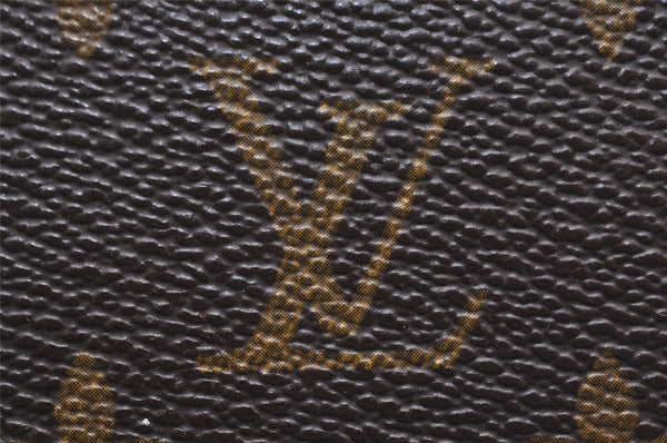 Auth Louis Vuitton Monogram Porte Billet 10 Cartes Credit Wallet M60883 LV 3855J