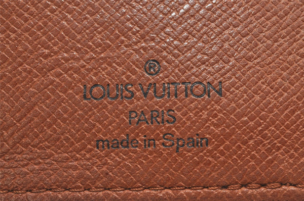 Auth Louis Vuitton Monogram Porte Billet 10 Cartes Credit Wallet M60883 LV 3855J