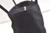 Authentic PRADA Nylon Tessuto Leather Shoulder Tote Bag Purse Black 3856K