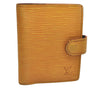 Authentic Louis Vuitton Epi Agenda Mini Notebook Cover Yellow R20079 LV 3857J