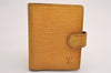Authentic Louis Vuitton Epi Agenda Mini Notebook Cover Yellow R20079 LV 3857J