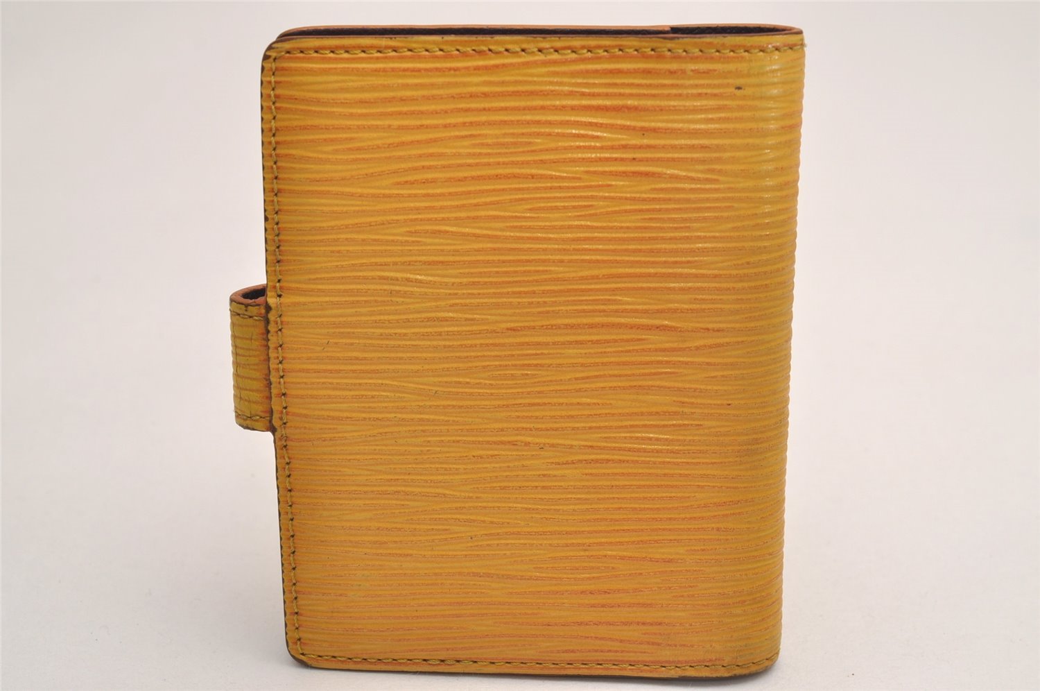 Authentic Louis Vuitton Epi Agenda Mini Notebook Cover Yellow R20079 LV 3857J