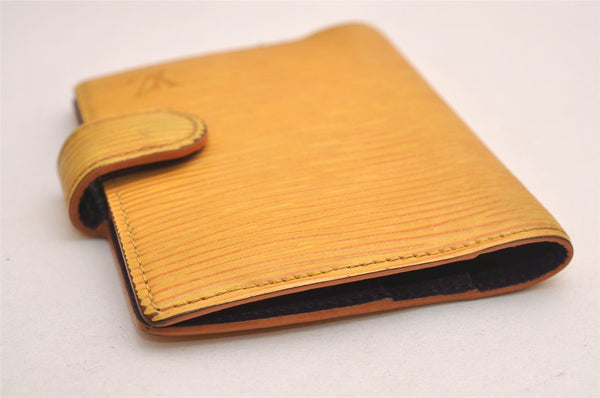 Authentic Louis Vuitton Epi Agenda Mini Notebook Cover Yellow R20079 LV 3857J