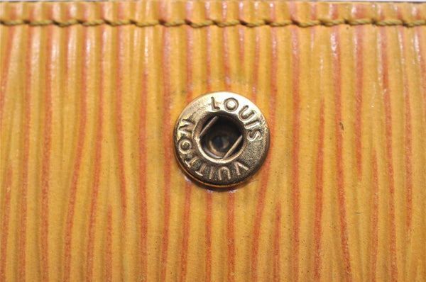 Authentic Louis Vuitton Epi Agenda Mini Notebook Cover Yellow R20079 LV 3857J