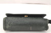 Authentic CHANEL Caviar Skin CC Logo Cosmetic Pouch Purse Green 3857K