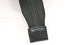 Authentic CHANEL Caviar Skin CC Logo Cosmetic Pouch Purse Green 3857K