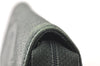 Authentic CHANEL Caviar Skin CC Logo Cosmetic Pouch Purse Green 3857K
