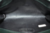 Authentic CHANEL Caviar Skin CC Logo Cosmetic Pouch Purse Green 3857K