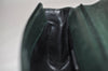 Authentic CHANEL Caviar Skin CC Logo Cosmetic Pouch Purse Green 3857K