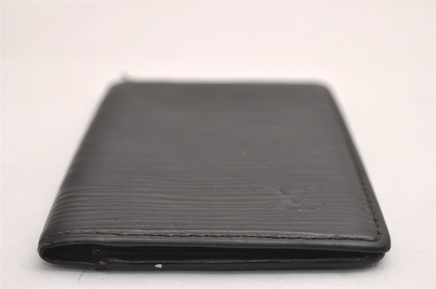 Auth Louis Vuitton Epi Pochette Cartes Visite Card Case M56572 Black Junk 3858J