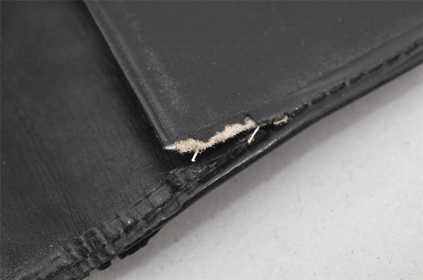 Auth Louis Vuitton Epi Pochette Cartes Visite Card Case M56572 Black Junk 3858J