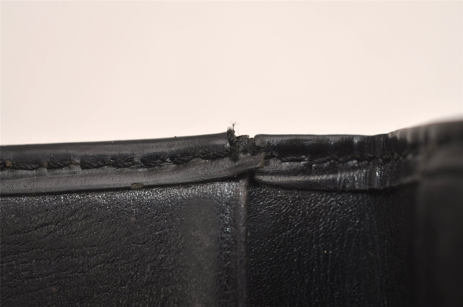 Auth Louis Vuitton Epi Pochette Cartes Visite Card Case M56572 Black Junk 3858J