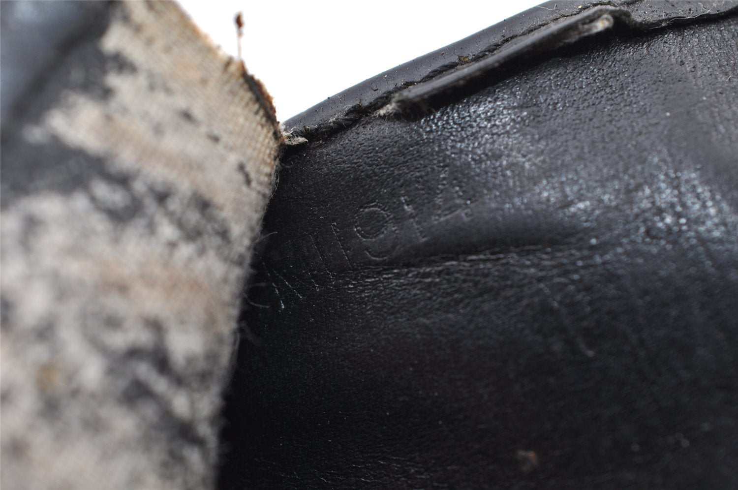 Auth Louis Vuitton Epi Pochette Cartes Visite Card Case M56572 Black Junk 3858J