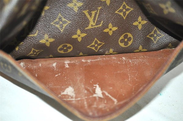 Authentic Louis Vuitton Monogram Compiegne 28 Clutch Hand Bag M51845 LV 3859I