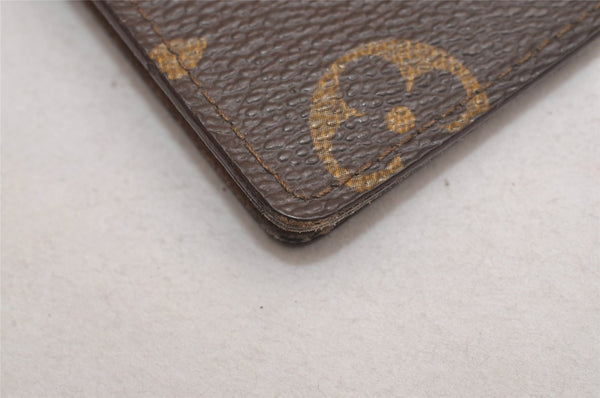 Authentic Louis Vuitton Monogram Porte 2 Cartes Vertical M60533 Pass Case 3859J