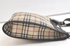 Authentic BURBERRY Nova Check Shoulder Cross Body Bag Nylon Leather Beige 3859K