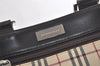 Authentic BURBERRY Nova Check Shoulder Cross Body Bag Nylon Leather Beige 3859K