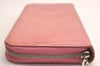 Authentic Cartier Happy Birthday Zip Long Wallet Purse Enamel Pink Box 3860J