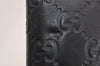 Authentic GUCCI Guccissima Agenda Notebook Cover GG Leather 115241 Black 3861J