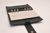 Authentic GUCCI Guccissima Agenda Notebook Cover GG Leather 115241 Black 3861J