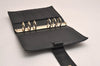 Authentic GUCCI Guccissima Agenda Notebook Cover GG Leather 115241 Black 3861J