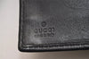 Authentic GUCCI Guccissima Agenda Notebook Cover GG Leather 115241 Black 3861J