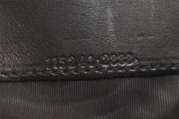 Authentic GUCCI Guccissima Agenda Notebook Cover GG Leather 115241 Black 3861J