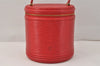 Authentic Louis Vuitton Epi Cannes Red Cosmetic Hand Bag Purse M48037 LV 3862K