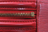 Authentic Louis Vuitton Epi Cannes Red Cosmetic Hand Bag Purse M48037 LV 3862K