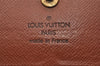 Auth Louis Vuitton Monogram Pochette Porte Monnaie Credit Wallet M61725 LV 3863I