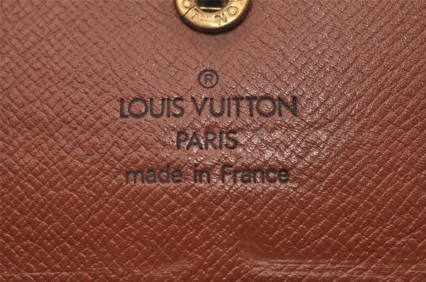 Auth Louis Vuitton Monogram Pochette Porte Monnaie Credit Wallet M61725 LV 3863I