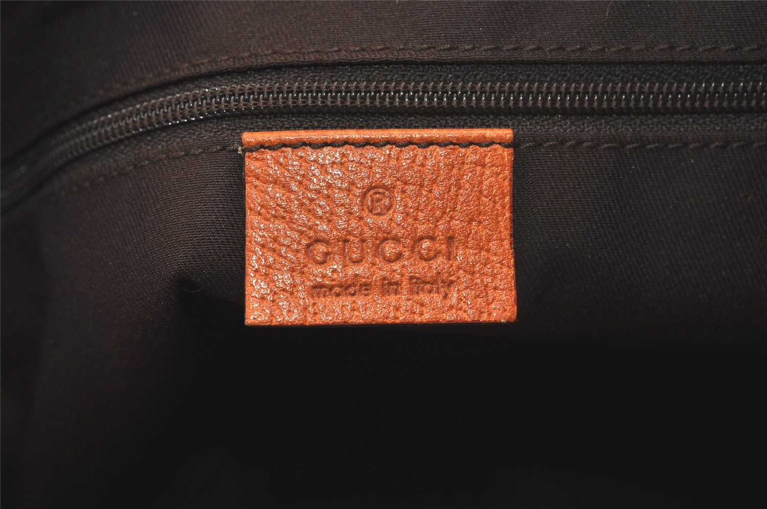 Authentic GUCCI Abbey Shoulder Tote Bag GG Canvas Leather 141470 Brown 3863K